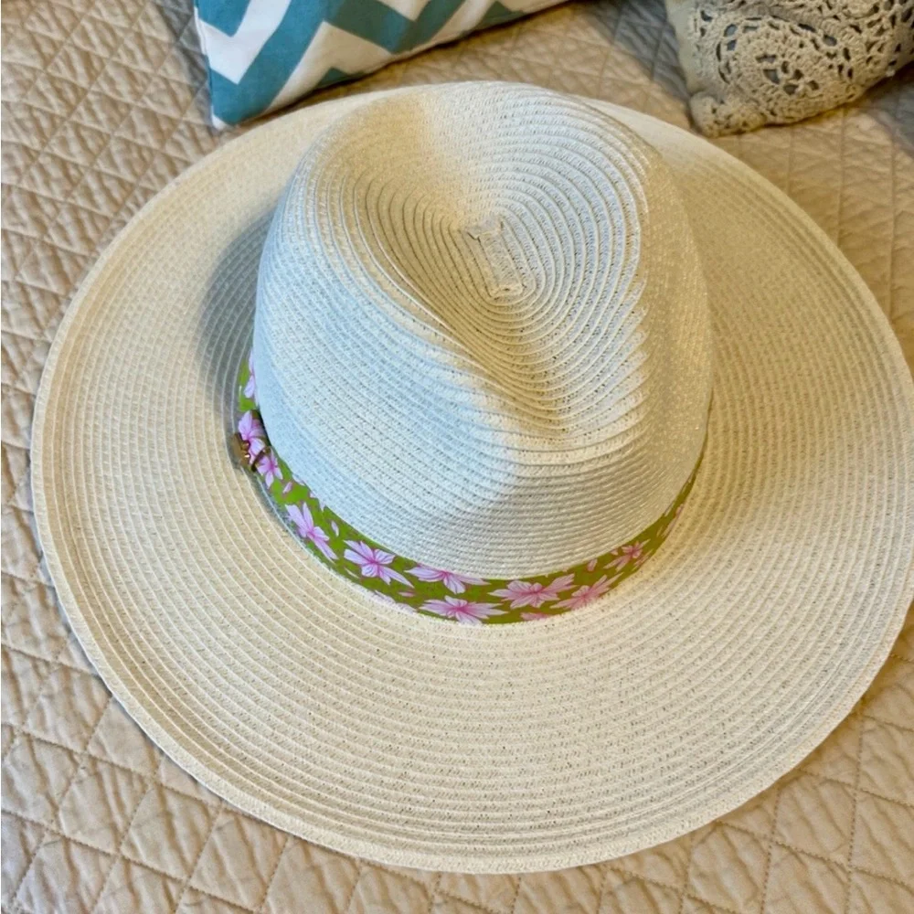 2025 ANGC Masters Dorfman Milano Floral Straw Hat - Picture 2 of 5